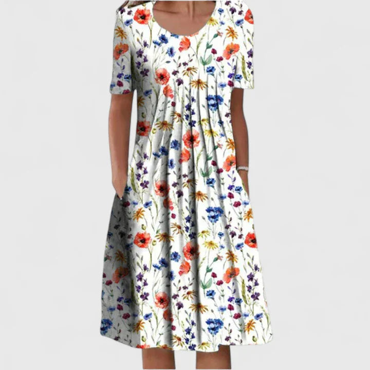 Olyverrah | Elegant Printed Maxi Dress